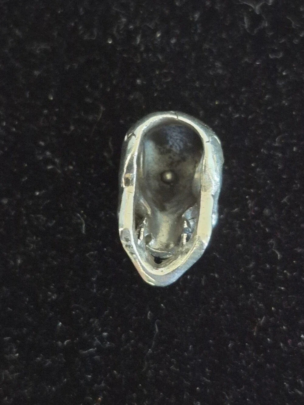 .925 Sterling Silver Skull Charm, Jewelry